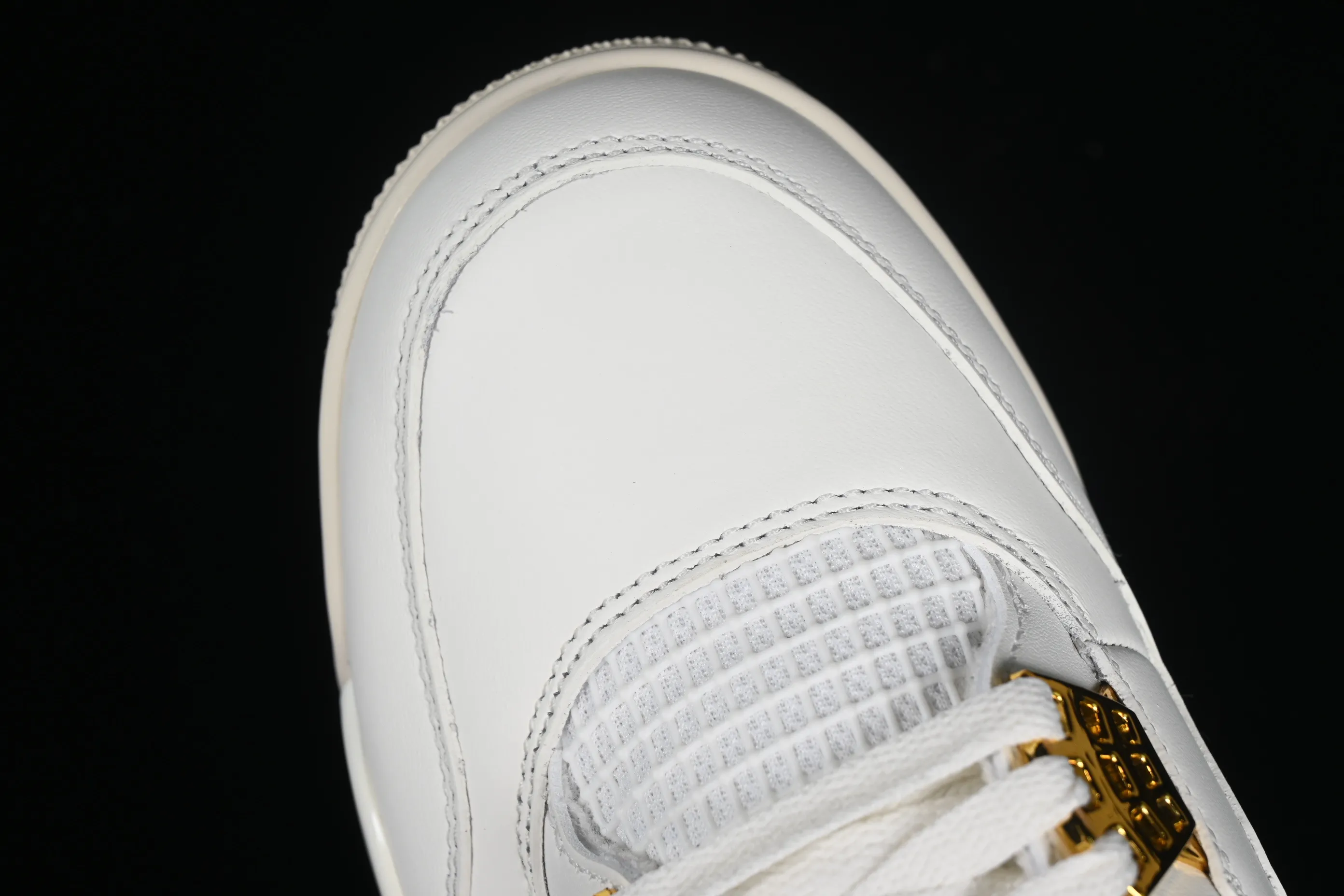 All categories Air Jordan Jordan series basketball shoes Air Jordan 4 GX foreign trade version Air Jordan 4 Retro "Metallic Gold" AJ4 Joe 4 meters white gold AQ9129-170